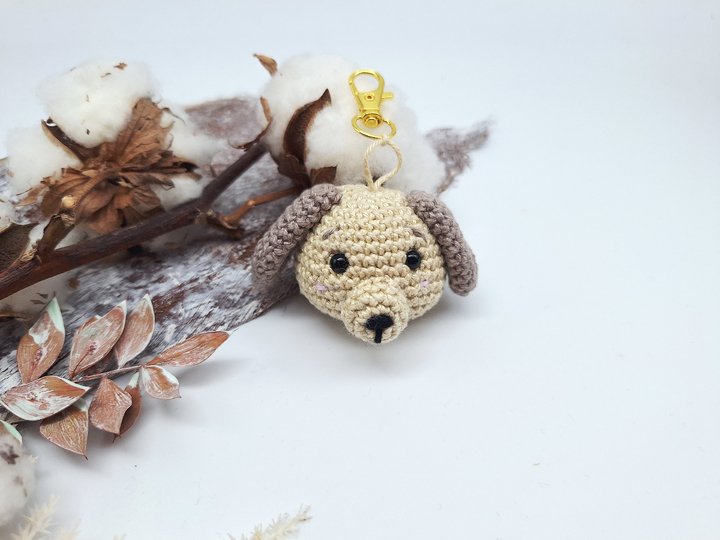 Hunde-Schlüsselanhänger - Häkelanleitung, deutsch