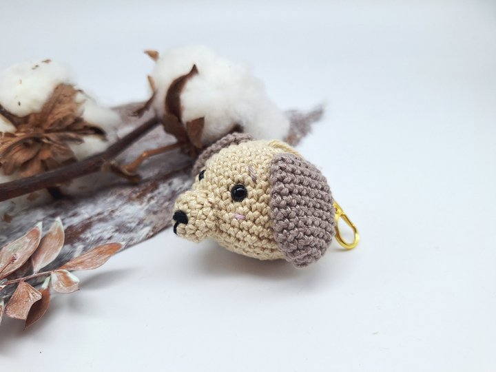 Hunde-Schlüsselanhänger - Häkelanleitung, deutsch