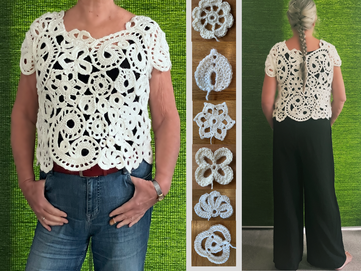 Schön und festlich: Irish crochet - Häkelanleitung