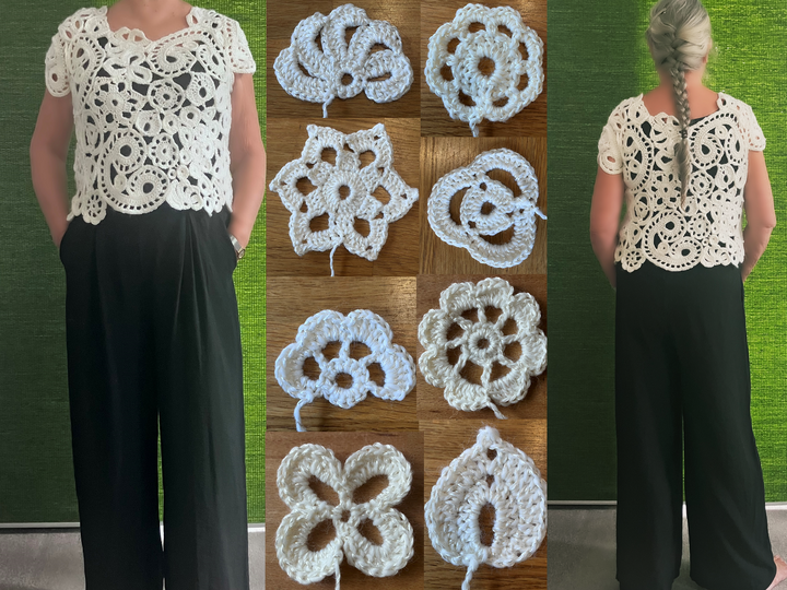 Schön und festlich: Irish crochet - Häkelanleitung