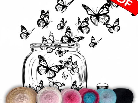 Dreams & Spirits Colorwork Decke Häkelanleitung PDF - Woolpedia