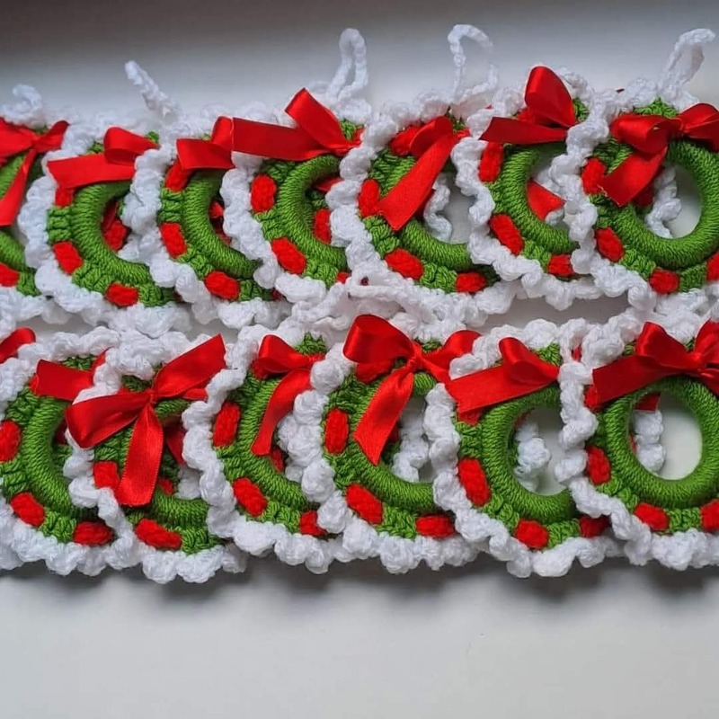 Mini Christmas wreath - Image 2