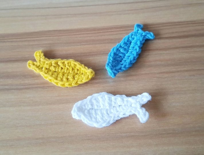 Häkelanleitung Applikation Fisch (PDF) Deutsch