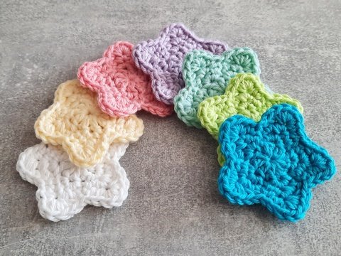 Häkelanleitung Applikation Stern (PDF) Deutsch