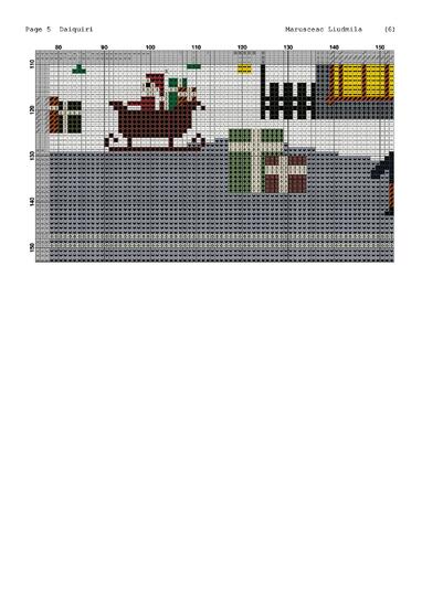 Winter Village Cross Stitch Pattern
