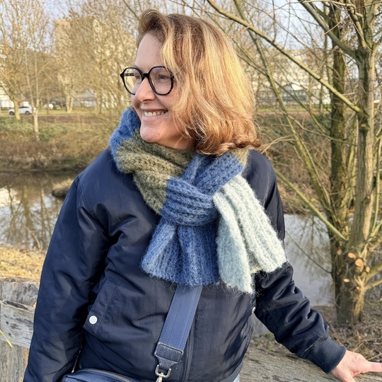 Strickanleitung Schal „Lilly“ – leichter Alpaka-Schal