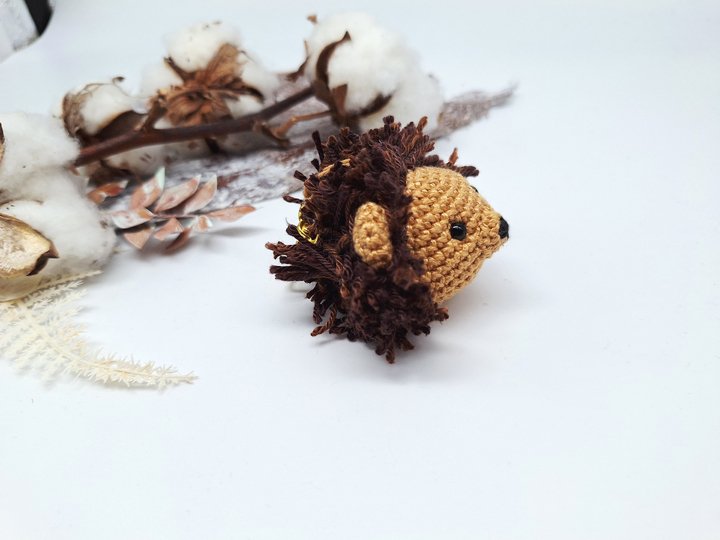 Löwen-Schlüsselanhänger - Häkelanleitung, deutsch