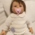 Anleitung für gehäkelten Babypulli Fiona 0–3 / 3–6 Monate Puppenpullover