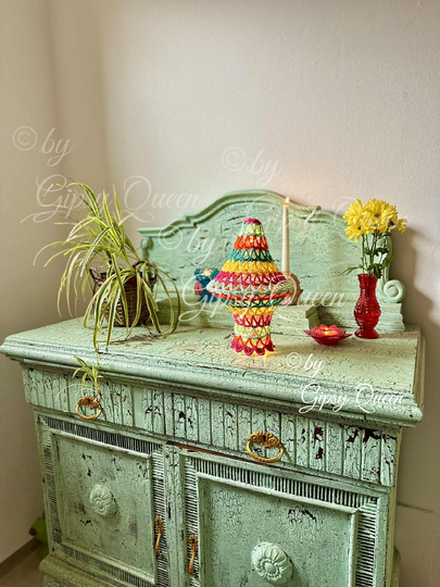 Häkelanleitung Flaschenlampe / Boho Lampenschirm DIY Deko Licht