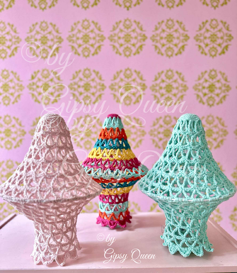 Häkelanleitung Flaschenlampe / Boho Lampenschirm DIY Deko Licht