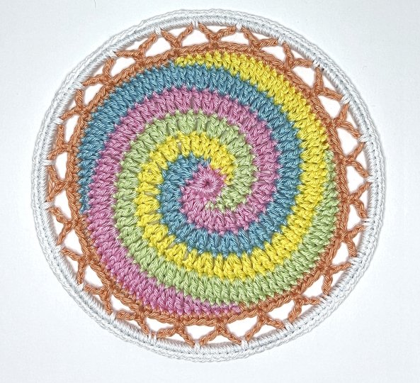 Crochet pattern Dreamcatcher Twister Spiral, Dream Catcher Boho Mandala PDF