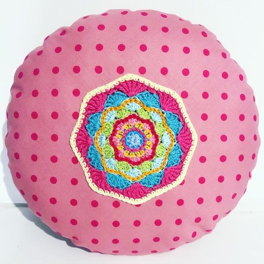 Häkelanleitung "Mandala Mood", 4 Designs für Kissen, Untersetzer, Deko