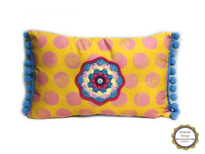 Häkelanleitung "Mandala Mood", 4 Designs für Kissen, Untersetzer, Deko