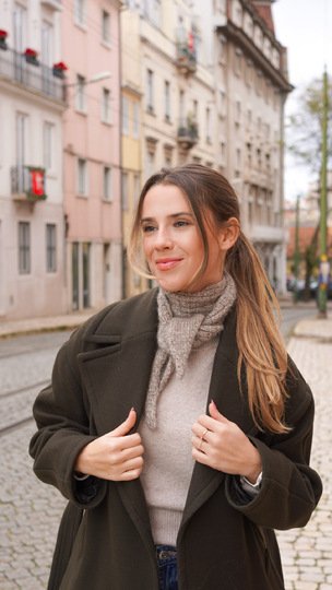 Minituch im Sophie-Scarf-Trend stricken mit Videoanleitung