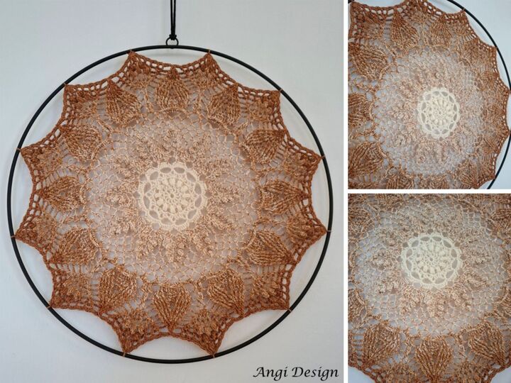 Häkelanleitung Mandala "Abendsonne"