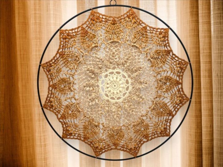 Häkelanleitung Mandala "Abendsonne"