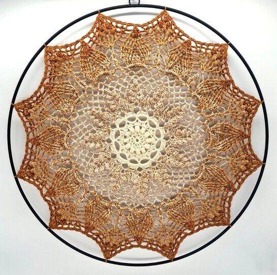 Häkelanleitung Mandala "Abendsonne"