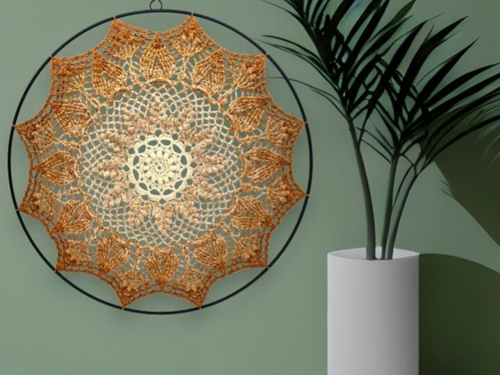 Häkelanleitung Mandala "Abendsonne"