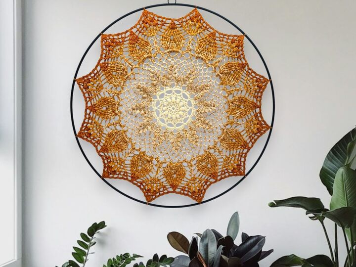 Häkelanleitung Mandala "Abendsonne"