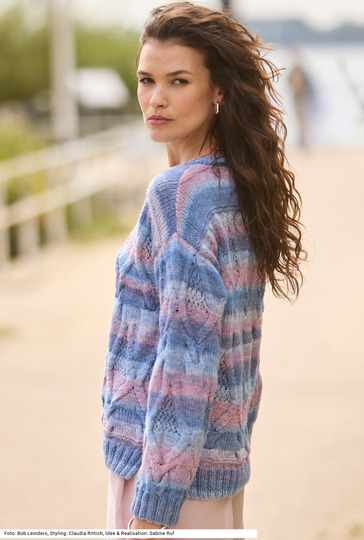 Pulli mit Zopfmuster