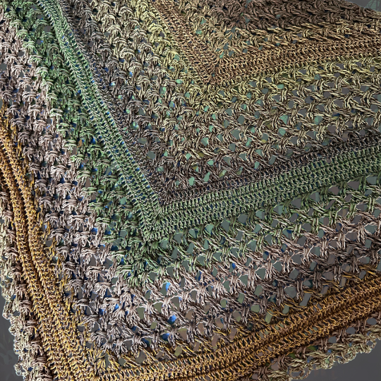 Häkelanleitung Dreieckstuch "Runvald"