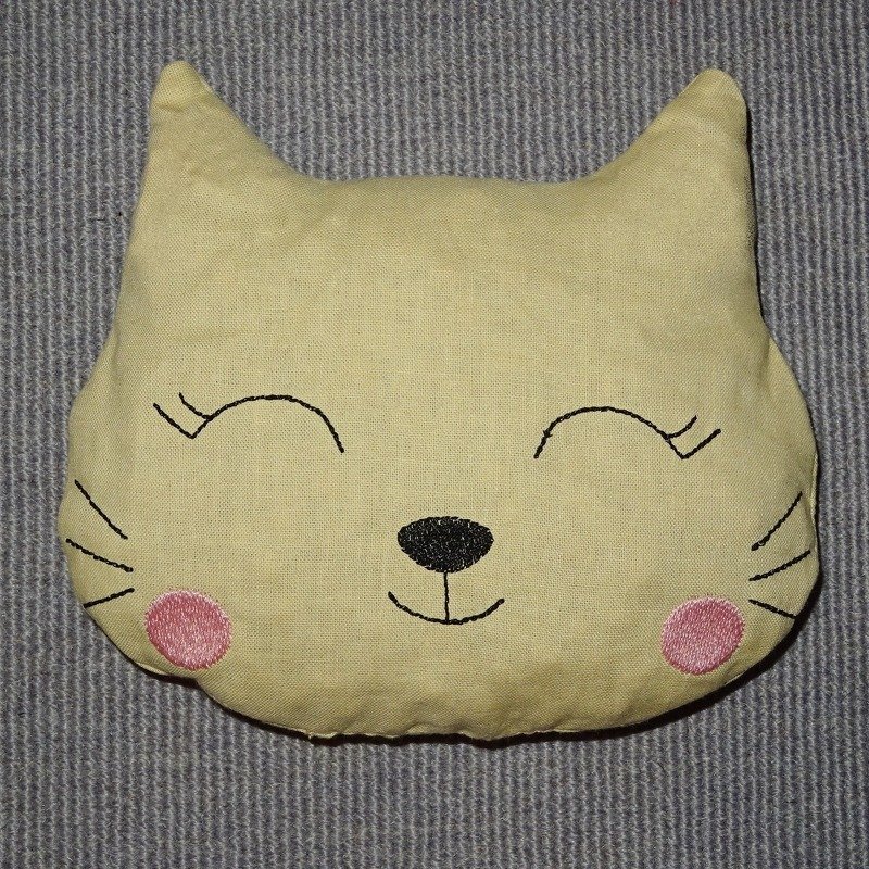 Stickdatei - Katze 4 ITH in 5 Gr. Kissen Kirschkernkissen - Bild 7