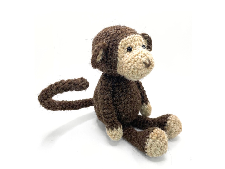Amigurumi Häkelanleitung in PDF - kleiner Affe