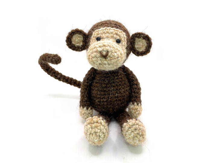 Amigurumi Häkelanleitung in PDF - kleiner Affe