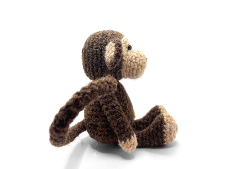 Amigurumi Häkelanleitung in PDF - kleiner Affe