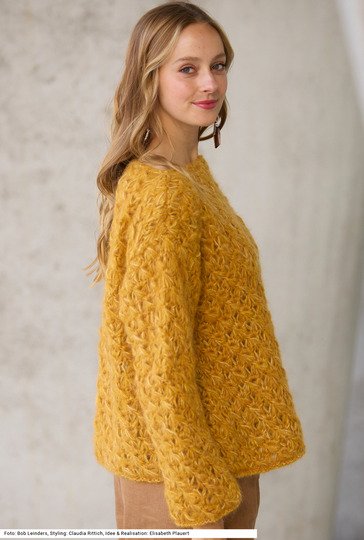 Pulli im Schlingenmuster