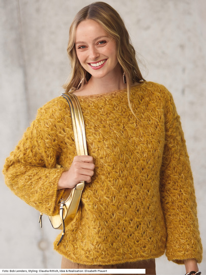 Pulli im Schlingenmuster