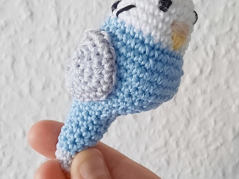 Häkelanleitung Wellensittich Rocky (PDF) Deutsch