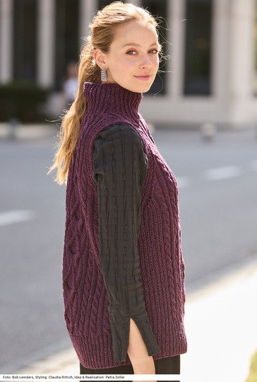 Pullunder mit Stehkragen