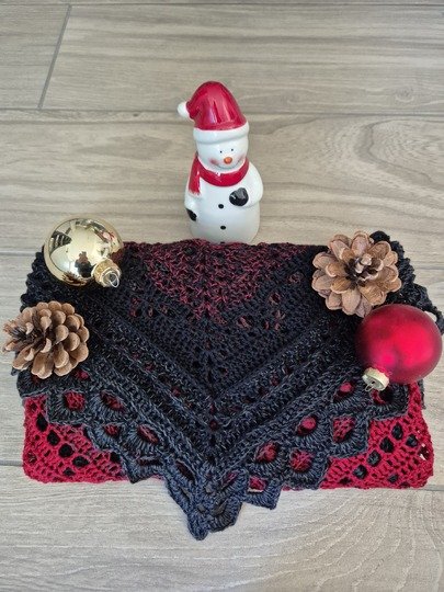 Häkelanleitung Dreieckstuch "Abia"