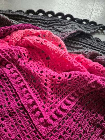 Häkelanleitung Dreieckstuch "Abia"