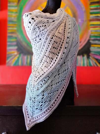 Häkelanleitung Dreieckstuch "Abia"