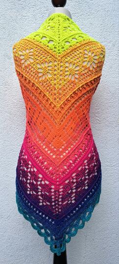 Häkelanleitung Dreieckstuch "Abia"