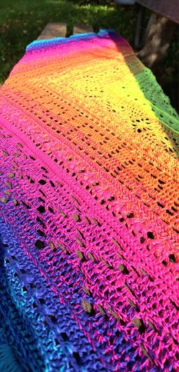 Häkelanleitung Dreieckstuch "Abia"