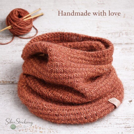 Cowl Loop „Melot“ – Strickanleitung für eleganten Schlauchschal