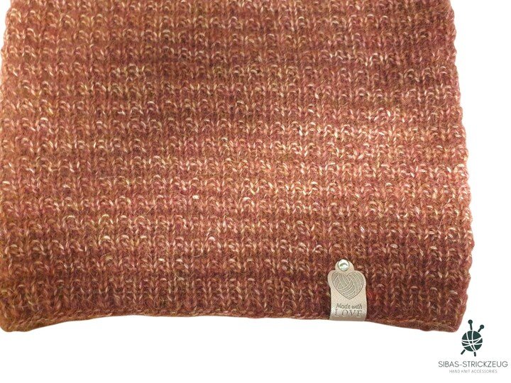 Cowl Loop „Melot“ – Strickanleitung für eleganten Schlauchschal (Alpaka/Bau