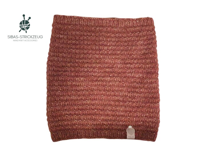 Cowl Loop „Melot“ – Strickanleitung für eleganten Schlauchschal (Alpaka/Bau
