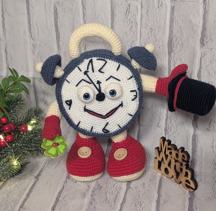 Häkelanleitung für den "lustigen Wecker Max" - Bild 5