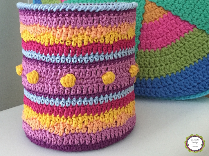 Crochet Pattern for Can Covers, Crocheted Storage Cans, Upcycling Easy DIY