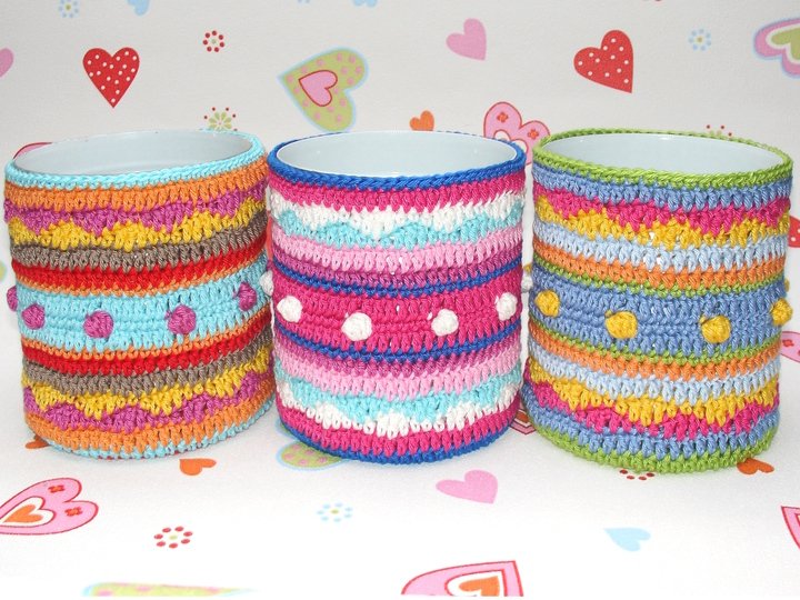 Häkelanleitung "Dosenkleider", Aufbewahrungsdosen Upcycling Häkeln Anfänger