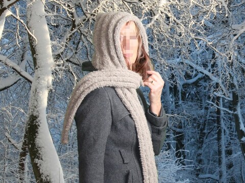 Strickanleitung Hannah's Kaputzen Schal No. 007