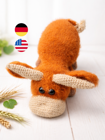 Hamish McCoo - Häkelanleitung für ein schottisches Highlandrind