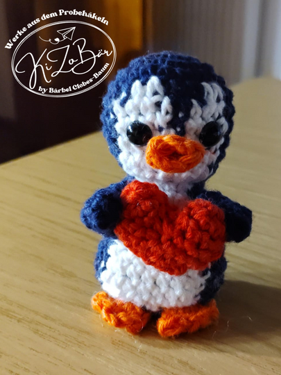 Little Blue, der Zwergpinguin -Häkelanleitung für einen süßen Mini-Pinguin