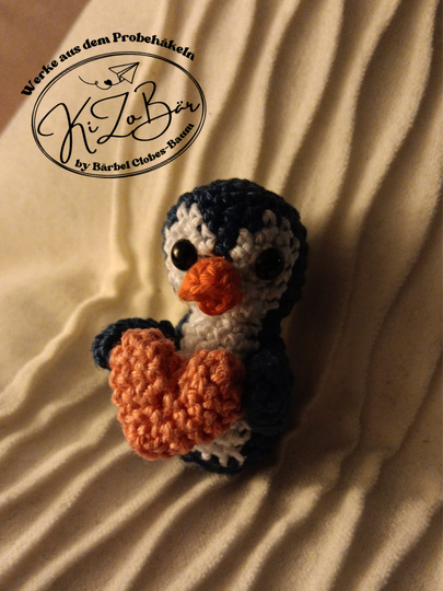 Little Blue, der Zwergpinguin -Häkelanleitung für einen süßen Mini-Pinguin