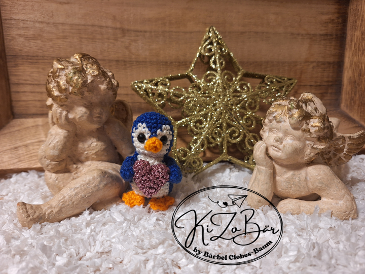 Little Blue, der Zwergpinguin -Häkelanleitung für einen süßen Mini-Pinguin