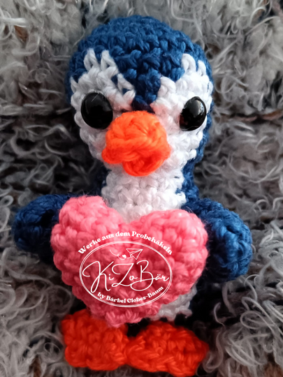 Little Blue, der Zwergpinguin -Häkelanleitung für einen süßen Mini-Pinguin